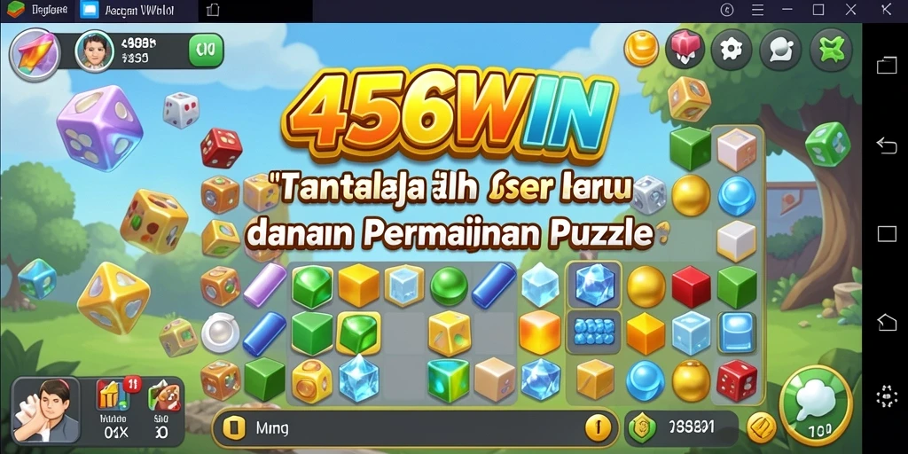 Tampilan menarik dari gameplay Puzzle 456WIN yang menantang.