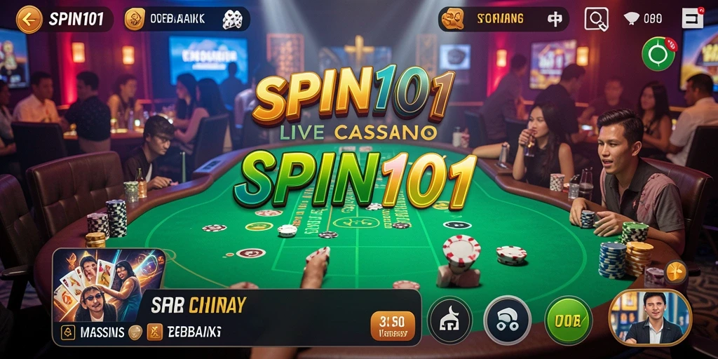 Gameplay Live Casino yang mendebarkan dengan dealer langsung.