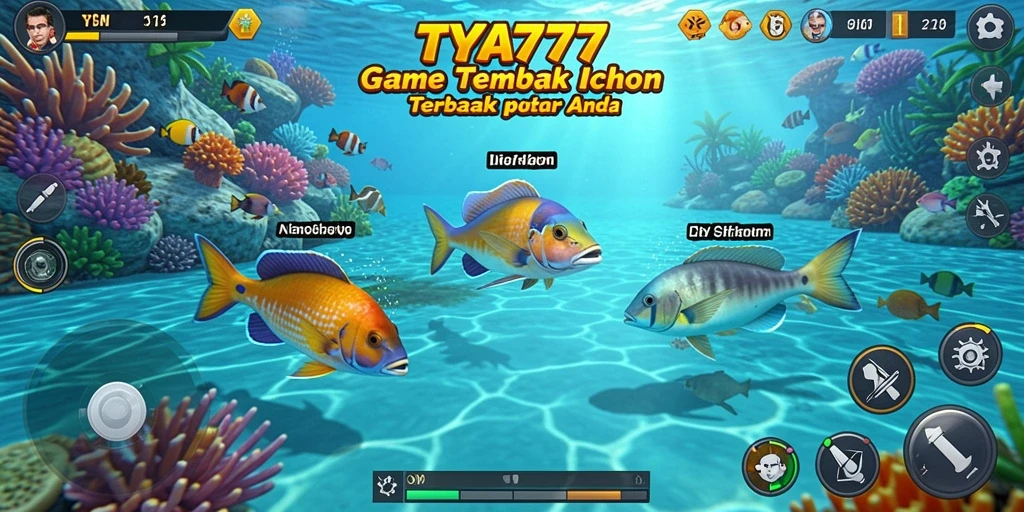 Gameplay seru menembak ikan di TYA777.
